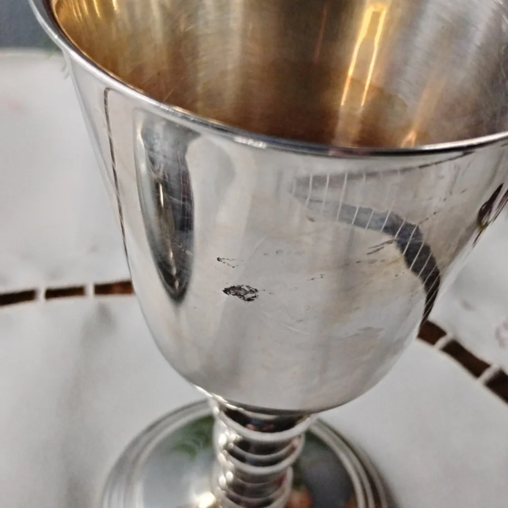 Elegant Silver Plated  Goblets